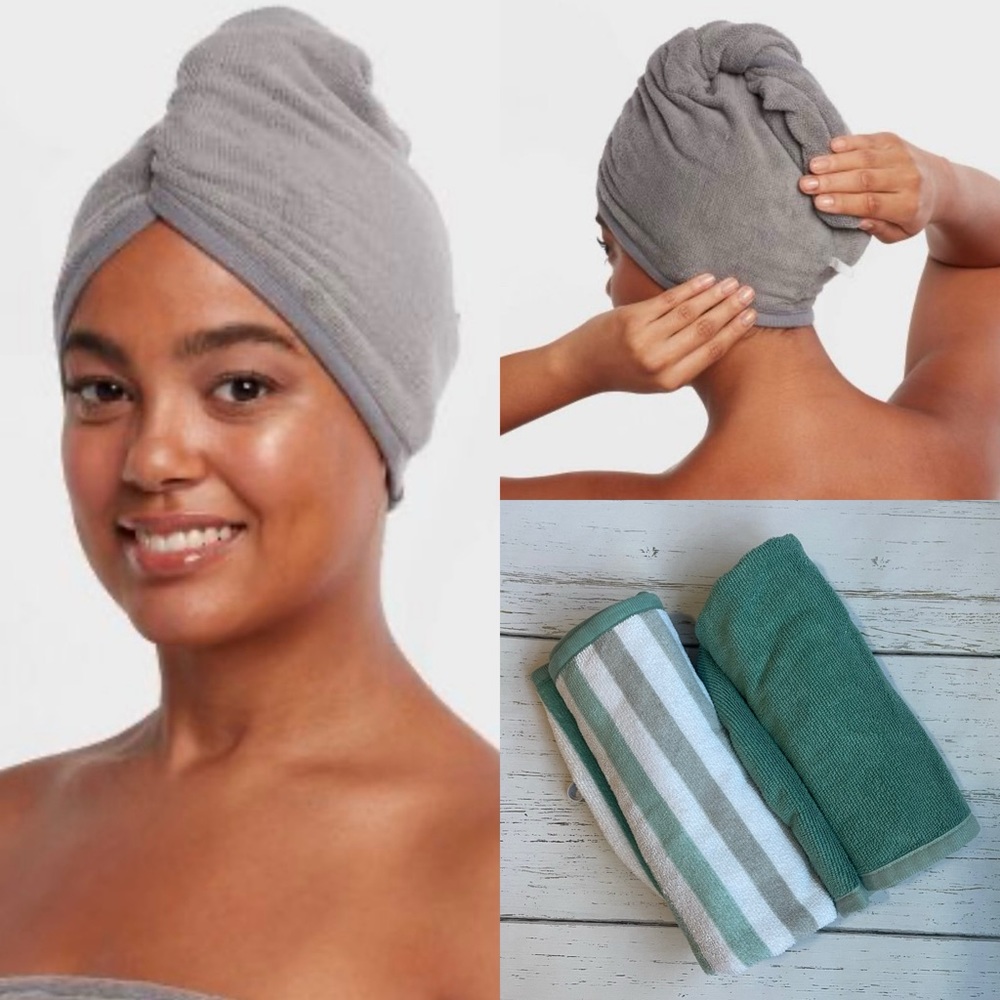 Microfiber Hair Wrap Set from Target’s Threshold Line - Two Pack - Picture 10 of 11